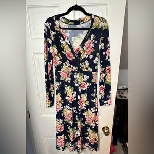Floral Long Sleeve Dress